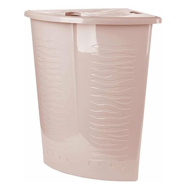 Корзина пл для белья 40л Keeplex Regular угловая беж. 50*37*54см KL170011005