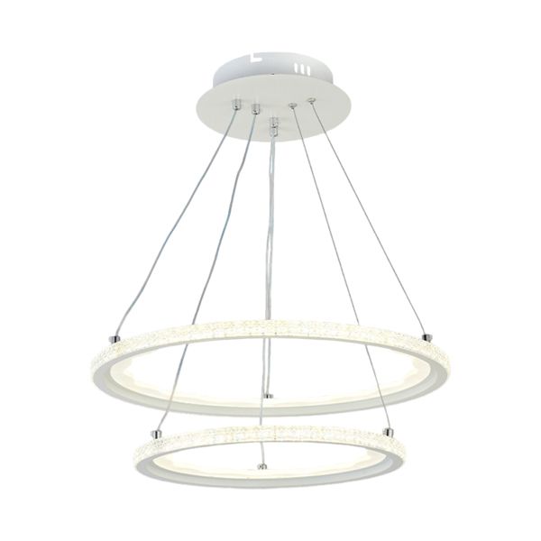 Люстра C07175/500 PR WH белый 200W LED 3000-6500K d500 ПДУ(ИК) диммер