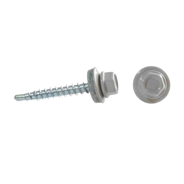 Саморезы кровельные 4,8*70 RAL 7004 (30 шт)