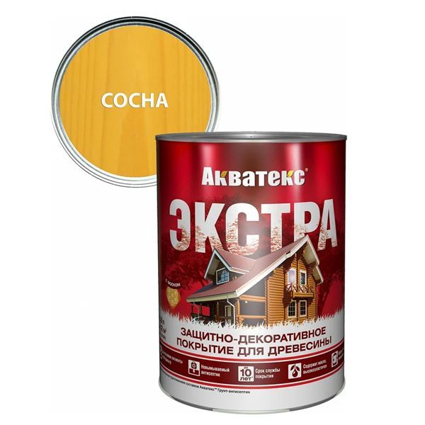Акватекс-экстра 0,8 л сосна 