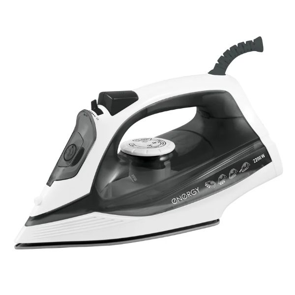 Утюг ENERGY E-302 (2200Вт, пар, спрей, пар/уд ,самооч, керамика) (С) 270073
