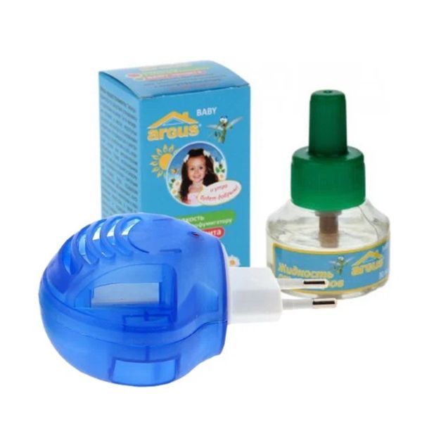 Комплект жидкость+фумигатор унив. ARGUS baby 30мл 45 ночей 557942 (х24)