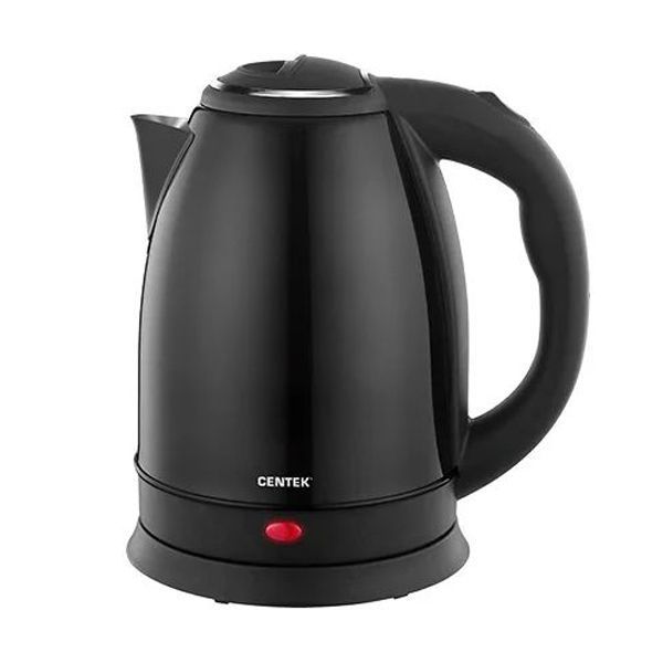 Чайник Centek CT-1068 BLACK 2л,2000Вт,хромированная вставка