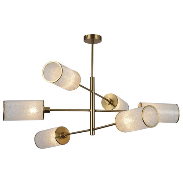 Люстра 40319/6 BRASS латунь 6х60W E14 d1000 h546