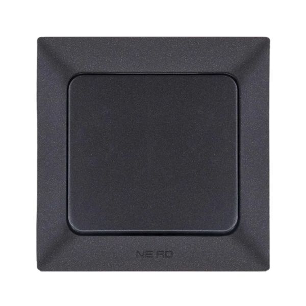 Выключатель СУ 1 кл. черный NE-AD ARAS  93-124-01