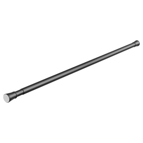 Карниз для ванной металлический 120-220 см, черный FOR-ROD-220IBK