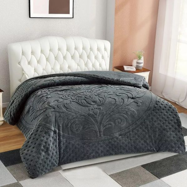 Плед Arya 160x220 Dahlia Серый