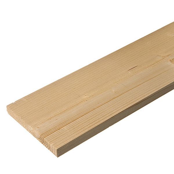 Планкен прямой / Доска профил. 145х20х3000, R3, сух., строг., S раб.=0.435м2, сорт АВ