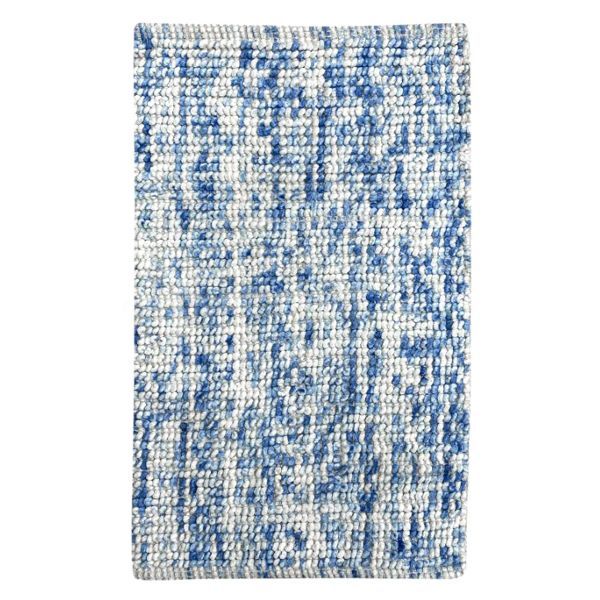 Коврик для ванной 50*80см, Хлопковый синий FOR-SC50-80BD