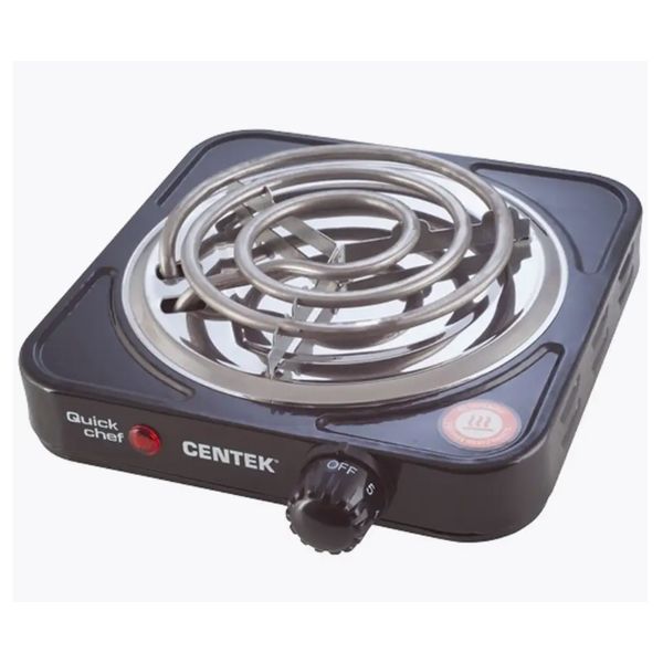 Плитка эл. Centek CT-1508 (черный/SIBERIA) 1 комф.1000Вт, индикатор