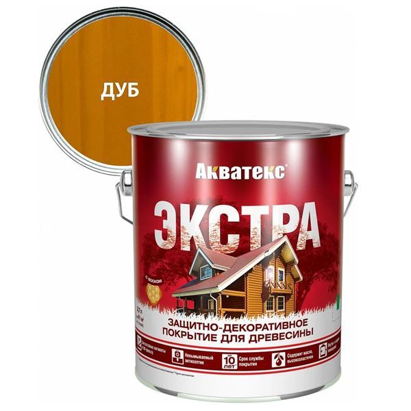 Акватекс-экстра 2,7 л дуб