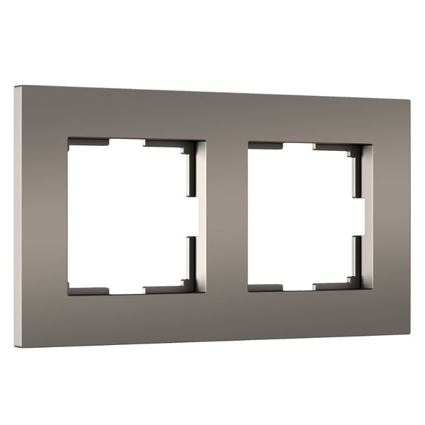 Рамка Werkel 2мест. Slab (бронза матовый) W0022963