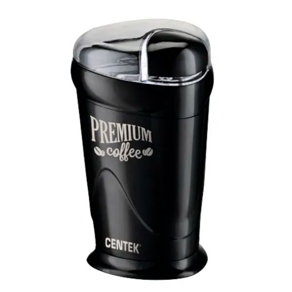 Кофемолка Centek CT-1358SBlack 200Вт,60г,6 чашек,прозрачная крышка