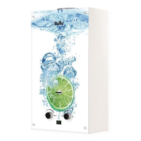 Водонагреватель газовый Ballu GWH 10 Fiery Giass Lime