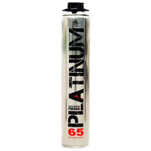 Пена монтажная PLATINUM 65 PRO профи всесезон. 0,8л (16) 