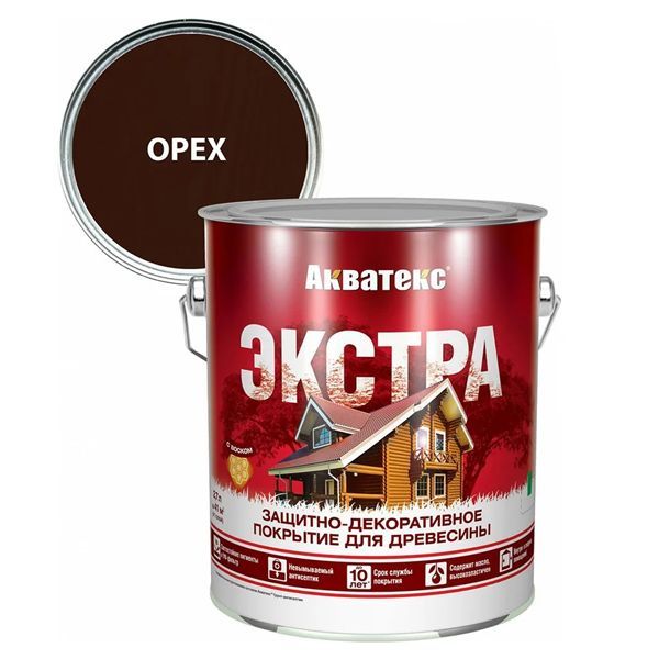 Акватекс-экстра 2,7 л орех 