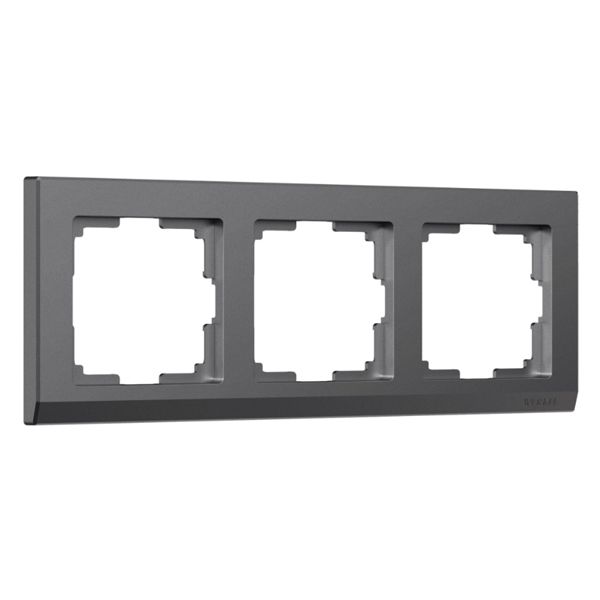 Рамка Werkel 3мест. Stark (графит матовый) W0031864