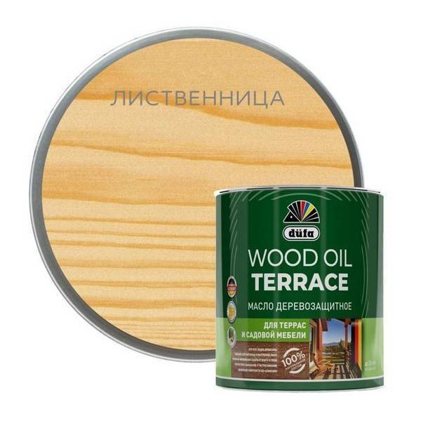 Масло Dufa Wood Oil Terraсe деревозащитное лиственница 0,9л
