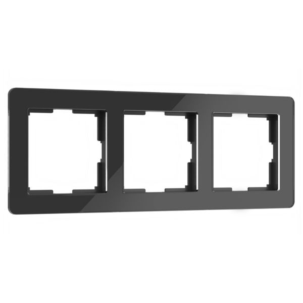 Рамка Werkel 3мест. (черный) W0032708 
