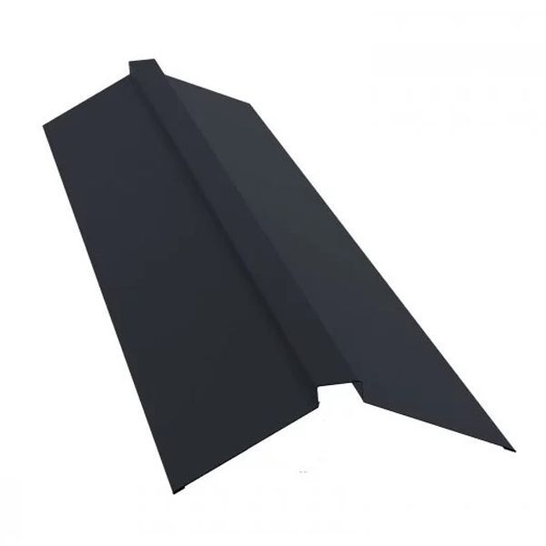 Конек прямой 110*110мм. RAL 7024 мокрый асфальт. 2м.