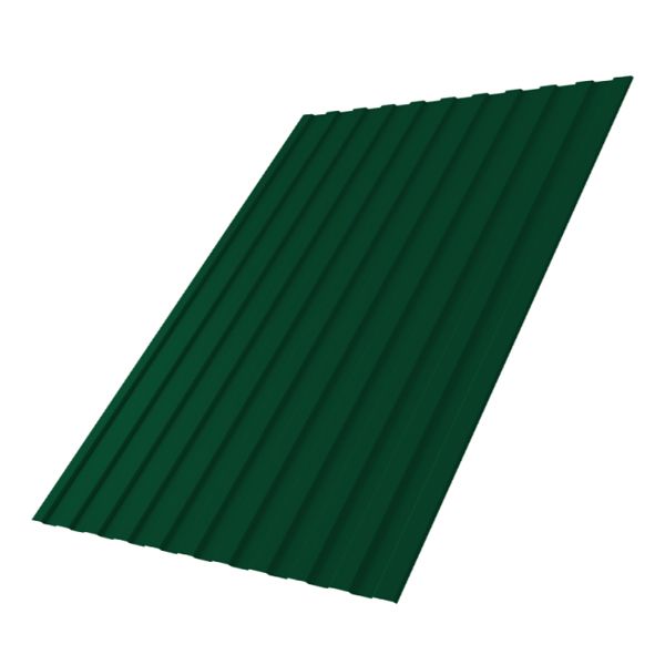 Профнастил С8А Дачный PE RAL 6005 зеленый мох 1,50*1,20м
