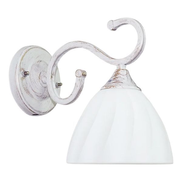 Бра N2590/1W WG белое золото 1х60W E27 