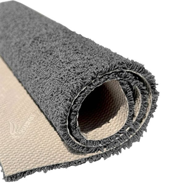 Коврик НАНОХЛОПОК SHAHINTEX D-99 (круг) серый 03 S