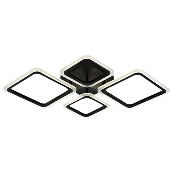 Люстра LI08899/2+2 PR BK черный 84W LED 3000-6500K d755 ПДУ(ИК) диммер