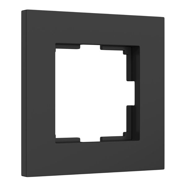 Рамка Werkel 1мест. Slab (чёрный матовый) W0012908
