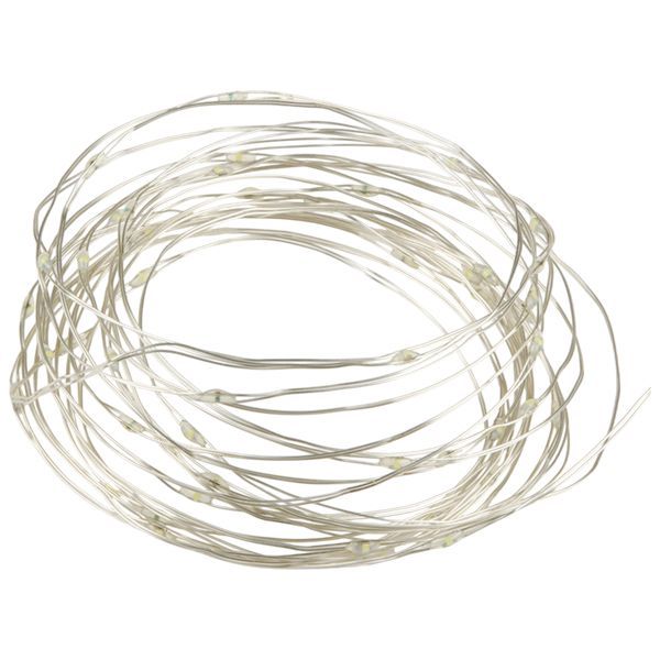 Гирлянда ULD-S0500-050/SCB/2AA 50LED янтарный 5м, медн.провод IP20 Uniel