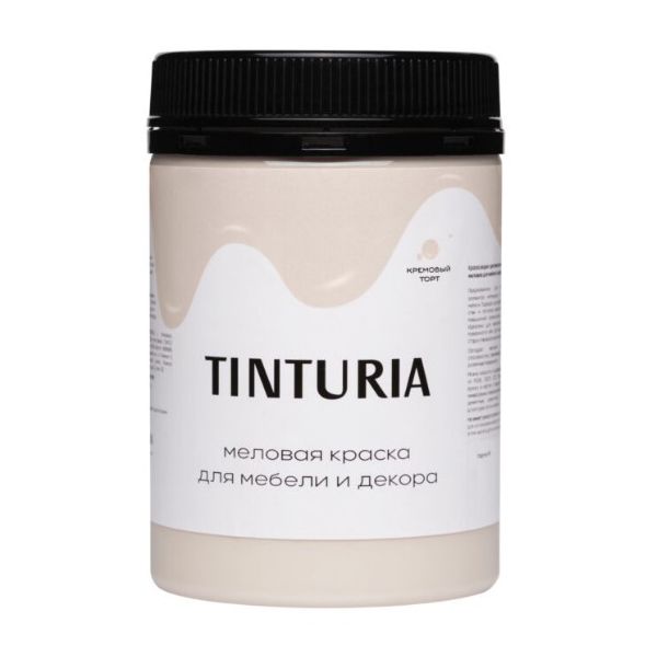 Краска Tinturia для мебели и декора кремовый торт 0,75 кг /6