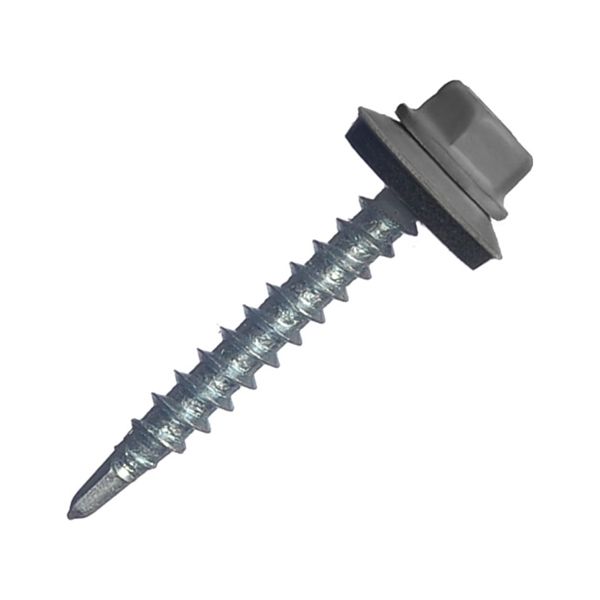 Саморезы кровельные 4,8*51 RAL7024 (150 шт)