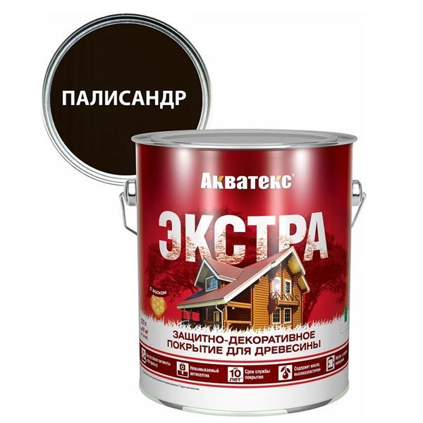 Акватекс-экстра 2,7 л палисандр 