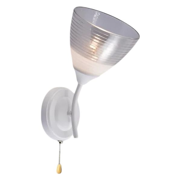 Бра XA1573/1W WH+CR белый/хром 1х60W E27