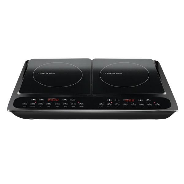 Плитка индукционная Centek CT-1514 Black,3500Вт,2-х комфор.,8настр.мощн.,7 программ,таймер,LED