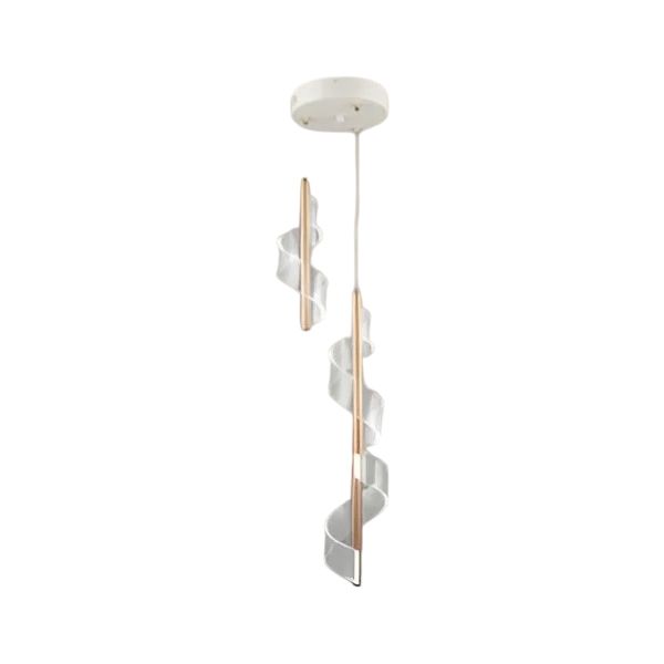Люстра S2119/3 WT+GD белый/золото LED 3х6W 3000K+6500K RC ПДУ
