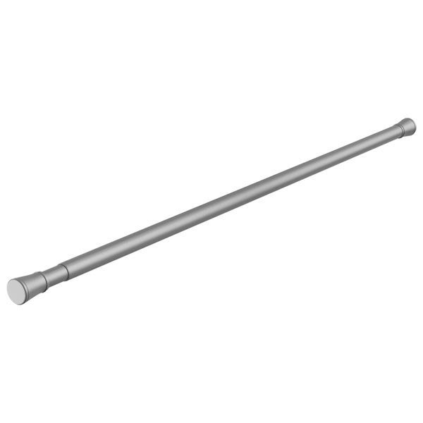 Карниз для ванной металлический 120-220 см, серый FOR-ROD-220IGR