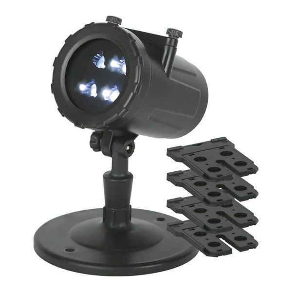 Проектор ЭРА св/д Праздник 5W 4 карты с динамич. проекц. IP44 ENIOP-10