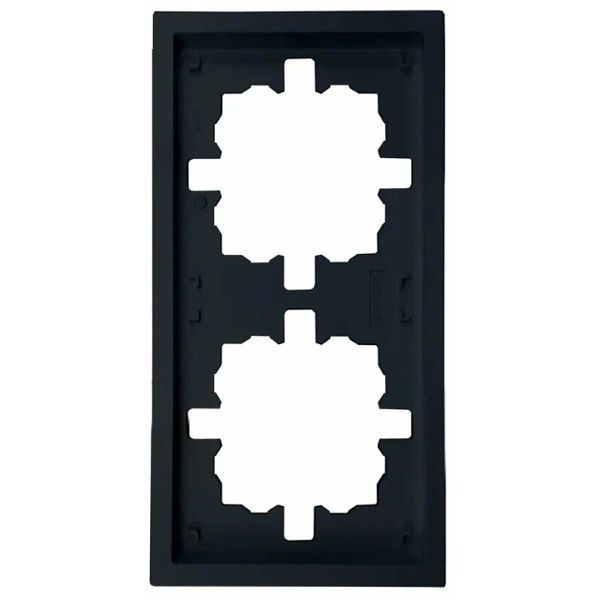 Рамка 2-ая черный бархат ZIMA 704-4200-147