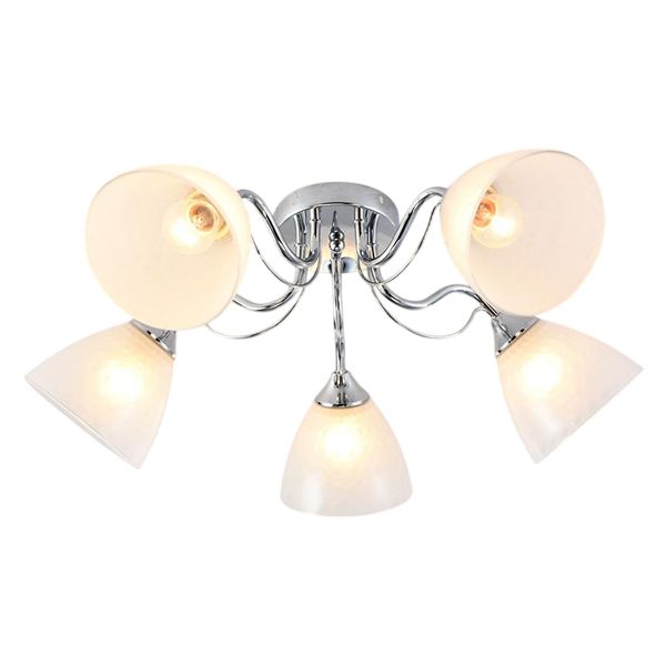 Люстра XA1328/5 CR хром 3х60W E27 d600 h230, HN24