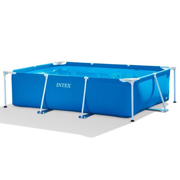 Бассейн карcканый 220х150х60см RECTANGULAR FRAME POOL INTEX