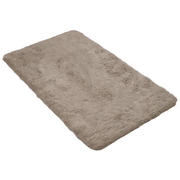 Коврик меховой (3 см) icarpet 60х100 горностай 22