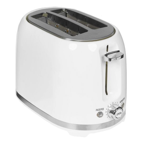 Тостер Centek СТ-1432 (белый) 850Вт, 7 ур. прож, 2 тоста, поддон, стоп, подогрев, разморозка    
