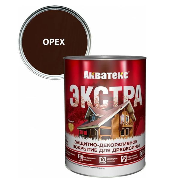Акватекс-экстра 0,8 л орех