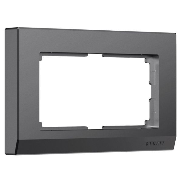 Рамка Werkel для двойной розетки Stark (графит матовый) W0081864