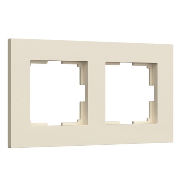Рамка Werkel 2мест. Slab (айвори матовый) W0022962