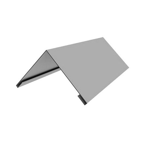 Конек прямой 250*250 оцинк. 2м.