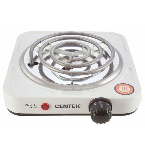 Плитка эл. Centek CT-1508 (белая) 1 комф.1000Вт, индикатор