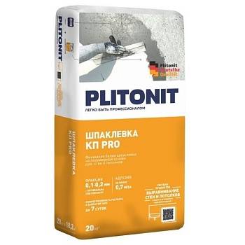 Шпаклевка полимерная PLITONIT Кп ПРО 20кг