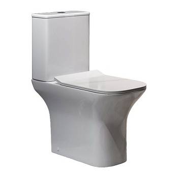 Унитаз Classic GR-4464SQ (640х350х800) безободковый, смыв торнадо